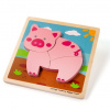 Bigjigs Toys Vkladacie puzzle Prasiatko
