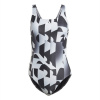 adidas 3-Stripes Graphic Swimsuit Black 12 (M)