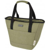 Joey 9-can GRS recycled canvas lunch cooler bag 6L, zelená Olive