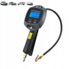 DIGITÁLNA PIŠTOĽ NA NAFUKOVANIE KOLIES PNEUMATÍK MANOMETER LCD DLHÁ HADICA 18 BAR
