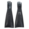 PORTWEST Rukavice Heavyweight Latex Rubber Gauntlet A803, chemicky odolné, délka 600 mm POR-A803BKRXXL 2XL Černá