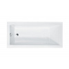 BESCO MODERN SLIM 140 x 70cm vaňa klasická obdĺžniková s nízkym okrajom, akrylátová, biela lesklá, #WAM-140-SL