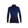 Icebreaker Wmns 200 Sonebula LS High Neck, Midnight Navy/Royal Navy 0A59JU090 dámské triko XS