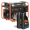 Prenosný jednofázový generátor Daewoo 6500 W benzín
