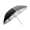 Linkstar PUR-102H odrazný dáždnik strieborná/čierna 102 cm