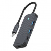 USB Hub Rapoo USB-C/2x USB 3.0, 2x USB-C (UCH-4003)