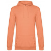 #Hoodie , white, S Farba: melon orange, Velkost: XXL