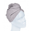 SPA | Supersavý turban na vysušení mokrých vlasů | lehký & šetrný | šedý