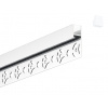 SJ-Tec SJ-ALP3613 zápustný hliníkový profil pre LED, Čierny, Matný, 2m