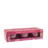 Yankee Candle Peppermint Pinwheels votívna sviečka v skle 3 x 37 g
