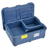 Termoizolačná nádoba 4-komorová Cam GoBox, Cambro, Modrá, 480x350x(H)167mm