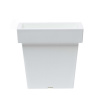Prosperplast Lofly low 23,4 x 23,4 x 22 cm biely