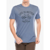 Tričko s potlačou Super.natural Better Bike Tee - flint stone/turbulence blue