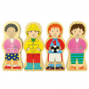 Bigjigs Toys Drevené puzzle národnosti