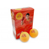Súťažné loptičky Double Fish V40+ Premium *** / 6ks Vyberte farbu: oranžová