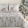Vianočné posteľné obliečky so srnkami 3 časti: 1ks 220x200 + 2ks 70x80 200 x 220 cm