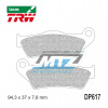 Lucas TRW Brzdové doštičky DP617-LUEC TRW Lucas MCB648EC - zmes Allround Economy