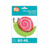 BALÓN FÓLIOVÝ SLIMÁK les jeseň hélium dekorácie zvieratá narodeniny torta G