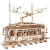 RoboTime 3D drevené mechanické puzzle Tramvaj