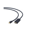Gembird kábel Mini DisplayPort (M) na HDMI (AM), 4K, 1.8 m, čierny CC-mDP-HDMI-6