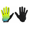 Rukavice Force MTB ANGLE letní, fluo-modré XS