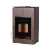 HS Flamingo SAPORO 11 hnědá teplovzdušná krbová kamna