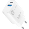 Cellularline USB nabíjačka do zásuvky (230 V), 2 x USB A, USB-C®, rýchlonabíjačka, USB Power Delivery (USB-PD), 60785; 60785