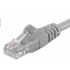 PremiumCord sp6utp001 Patch, UTP, RJ45-RJ45, CAT6, 0,1m, šedý