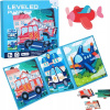 Magnetické puzzle Policajné lietadlo