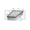 filter vzduchový mann C 2295/2