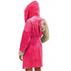 Malinový i béžový dámský huňatý bambusový župan s medvědem do porodnice 1Z1704 růžová M + První výměna zboží zdarma.