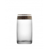 Bohemia Crystal Ideal poháre na vodu a nealkoholické nápoje s platinovým dekorom 250 ml (sada 6 kusov)