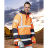 ARDON Bunda REF601, zateplená, nepromokavá, hi-viz H8922/L L Oranžová/modrá