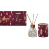 Bolsius Set Bolsius, Winter Spices, Vianoce, darčekový, sviečka + difúzer, vonný, červený