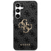 Guess Leather 4G Metal Logo puzdro pre Samsung Galaxy S25 FE čierna