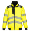 PORTWEST Bunda Hi-Vis PW302, 3v1 Pilot, zateplená, reflexní POR-PW302YBRM M Žlutá/černá