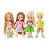 Bábika s Letnými Šatami 12,5 cm - Kĺbová, 4 Farebné Varianty