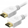 Video kábel AlzaPower Core Premium HDMI 2.1 High Speed 8K 5m biely (APW-CBHD21S050W)