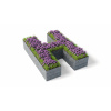 Flexi Element vyvýšený záhon v tvare H 27 cm 150 cm 150 cm