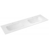 Sapho ARUBA dvojumývadlo, 180x51,5 cm, Rockstone biela matná AR180-B2M