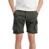 Alpha Industries pánske cargo šortky CREW SHORT greyblack Farba: šedá, Veľkosť: 31