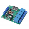 KUONGSHUN ELECTRONICS 4-Kanálový Relé Modul s Programovateľným Časovým Oneskorením 5/12/24V