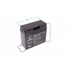 Batéria do kosačky - Silná batéria AGM 12V 18AH Traktorova kosačka (Silná batéria AGM 12V 18AH Traktorova kosačka)