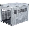 Interiérový kennel, M: 58 x 60 x 77 cm, polyratan, svetlosivá