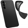 Zadné strany Spigen pre Samsung Galaxy A35 5G Liquid Air čierne (Puzdro Spigen pre Galaxy A35 5G, pevné, geometrický vzor, elegantné a štýlové)