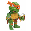 Figúrka zberateľská Turtles Michelangelo Jada kovová s pohyblivými ramenami výška 10 cm