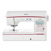 Brother NV1040SE (40 programov, automatický odstrih, regulácia prítlaku pätky, kryt, kolenná páka, obdĺžnikový podávač)
