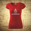 Keep calm, I´m an accountant, Barva Červená, Velikost 2XL Bezvatriko.cz 208175