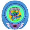 Rádio s CD prehrávačom LEXIBOOK Disney Stitch RCD109D Modré