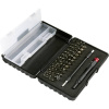 TOOLCRAFT TO-6435054 sada bitov, krížový PH, plochý, profil T, vnútorný štvorhran, hviezdica Pentalobe, Tri-Wing, vnútorné štvorzubý s čapmi, Gamebit, Spanner; TO-6435054